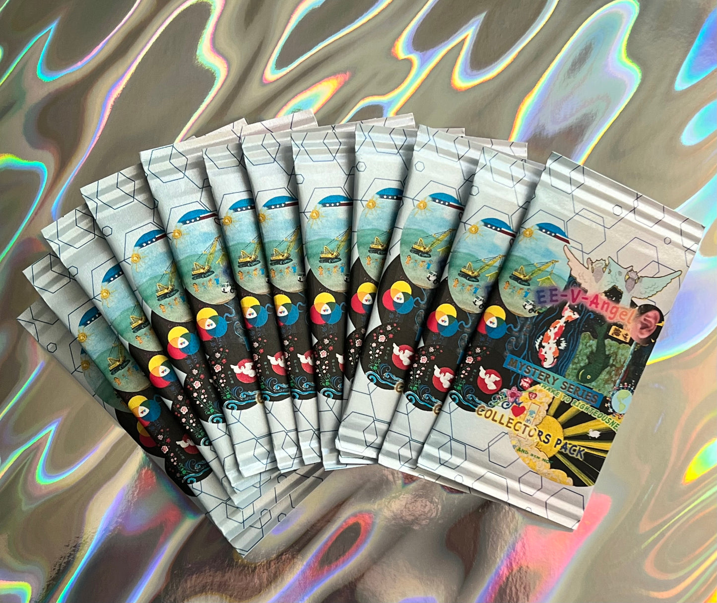 EE-V-Angel (Mystery Series) Trading Card Fun Pack Set